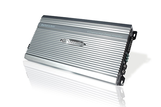 barbara ann high power car amplifier by US acoustics angle view