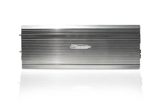 lanna high power 6-channel car amplifier by US acoustics front
